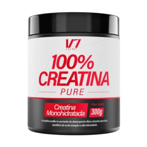 Creatina V7 Energy 300g Pura - Monohidratada - Aumento de Desempenho Físico